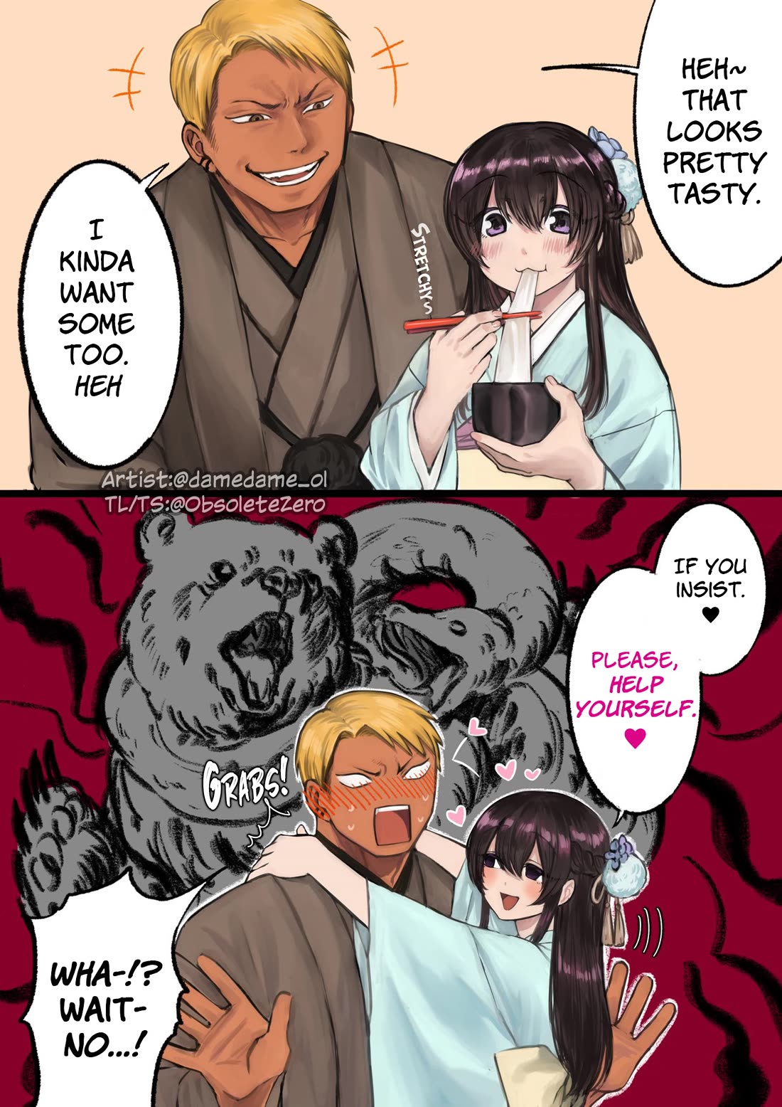 Bear and Bunny Cannot Be Friends Chapter 42 page 1 - Chapter 42: Starting off strong: Year of the Snake