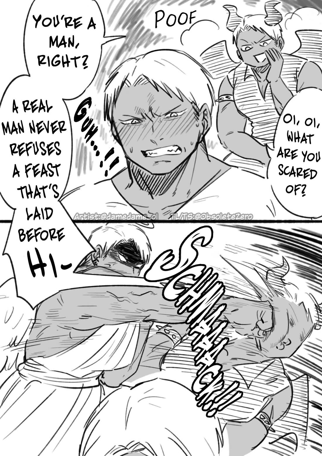 Bear and Bunny Cannot Be Friends Chapter 43.1 page 1 - Chapter 43.1: Bonus - 😇🐻😈