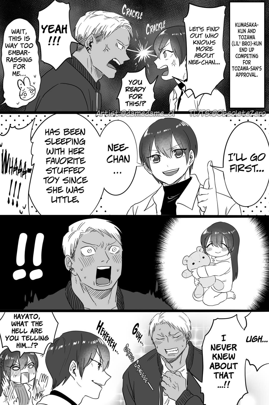 Bear and Bunny Cannot Be Friends Chapter 57 page 1 - Chapter 57: Tozawa-san's Secrets Showdown!!!