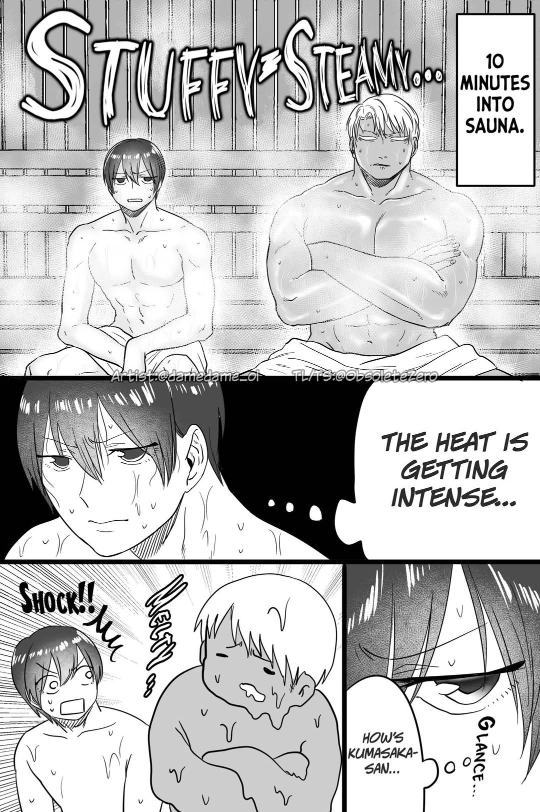 Bear and Bunny Cannot Be Friends Chapter 58 page 3 - Chapter 58: Sweaty! And Manly Showdown!