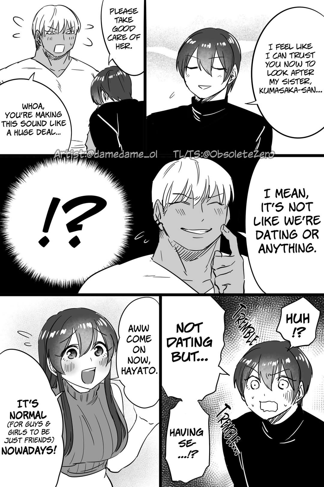 Bear and Bunny Cannot Be Friends Chapter 59 page 2 - Chapter 59: After the Rain Falls, Forms Solid Wha-...?