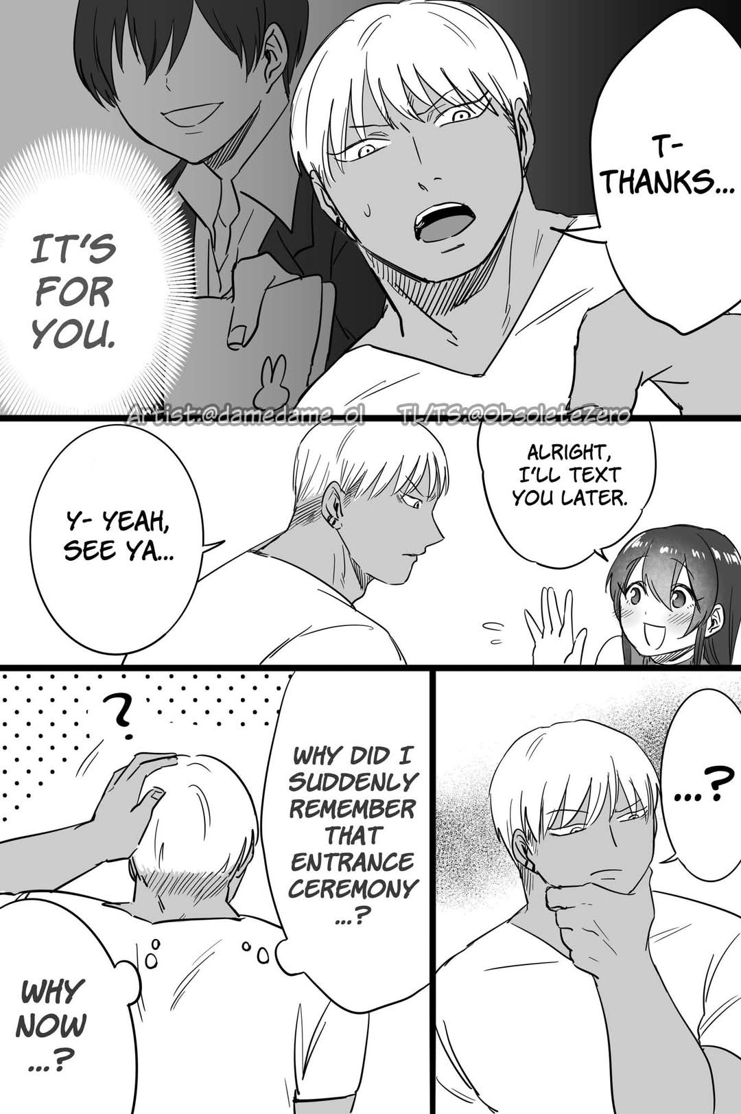 Bear and Bunny Cannot Be Friends Chapter 59 page 4 - Chapter 59: After the Rain Falls, Forms Solid Wha-...?