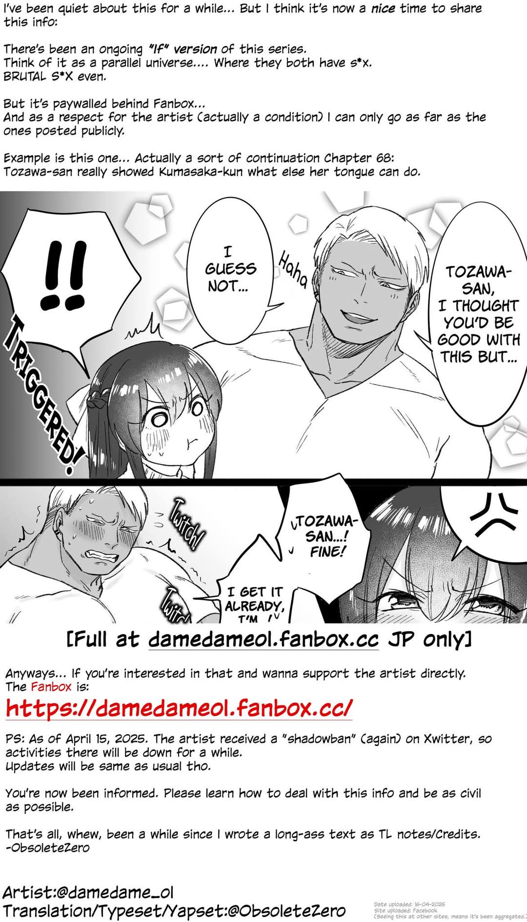 Bear and Bunny Cannot Be Friends Chapter 69 page 3 - Chapter 69: Pussy Cat