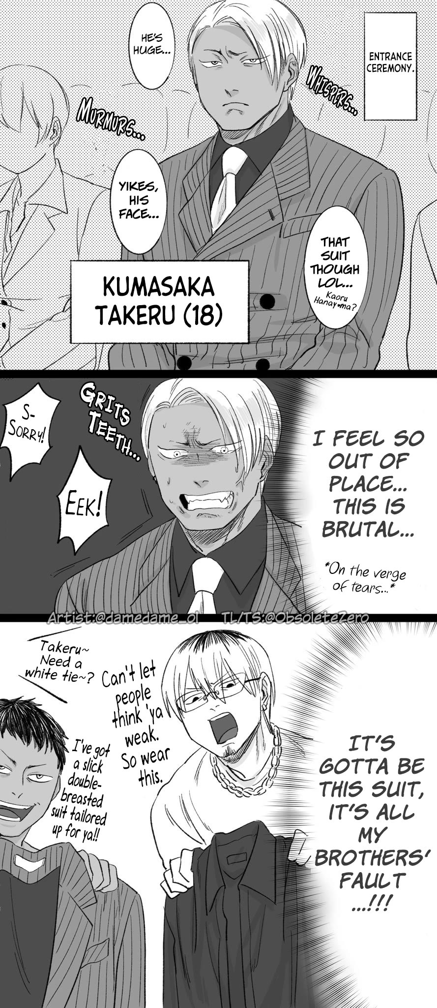 Bear and Bunny Cannot Be Friends Chapter 7.2 page 1 - Chapter 7.2: [Extra Chapter] Entrance Ceremony - 1