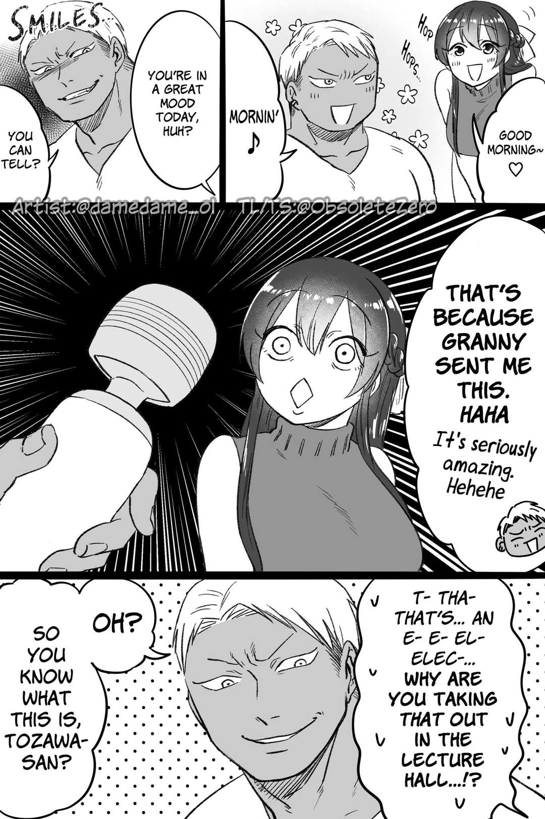 Bear and Bunny Cannot Be Friends Chapter 72 page 1 - Chapter 72: Dear Takeru, this is great for stiff shoulders, eat your veggies and don't be picky. Love, Granny.