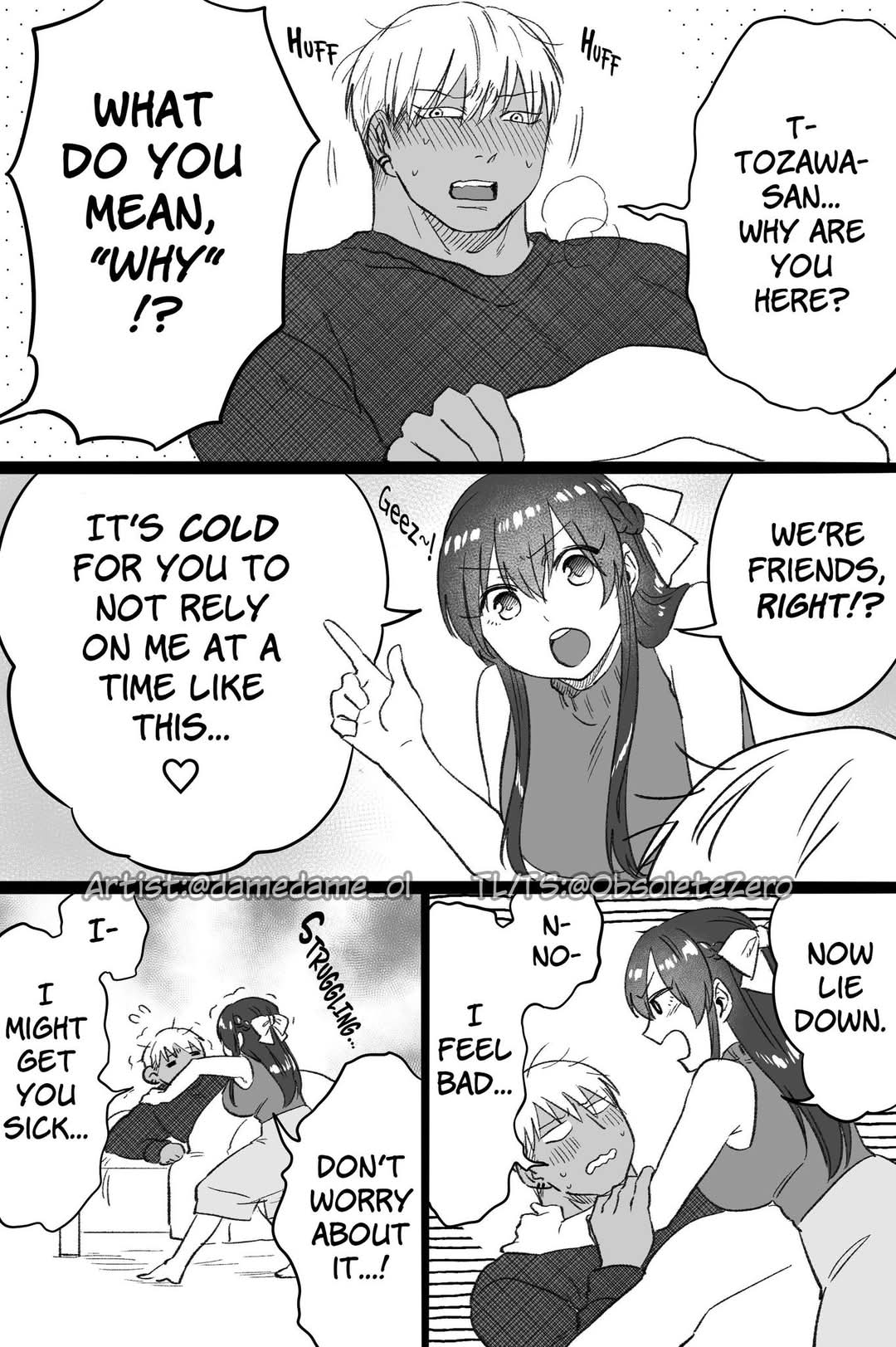 Bear and Bunny Cannot Be Friends Chapter 73 page 2 - Chapter 73: Under the Weather