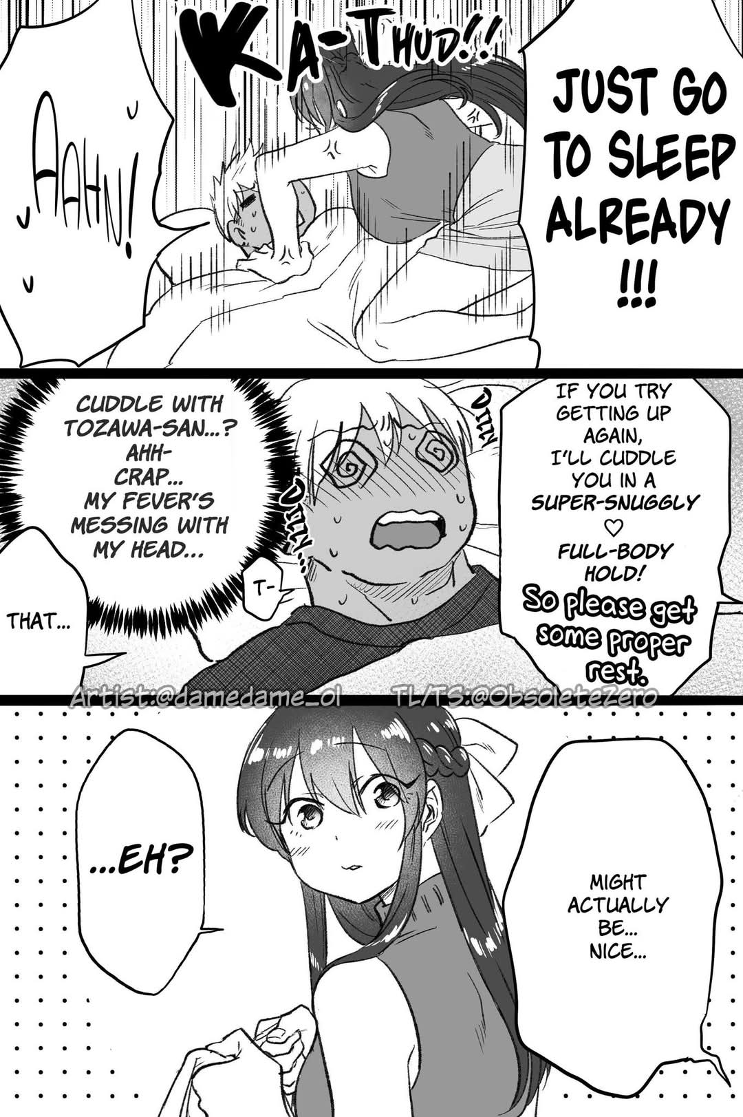 Bear and Bunny Cannot Be Friends Chapter 73 page 3 - Chapter 73: Under the Weather