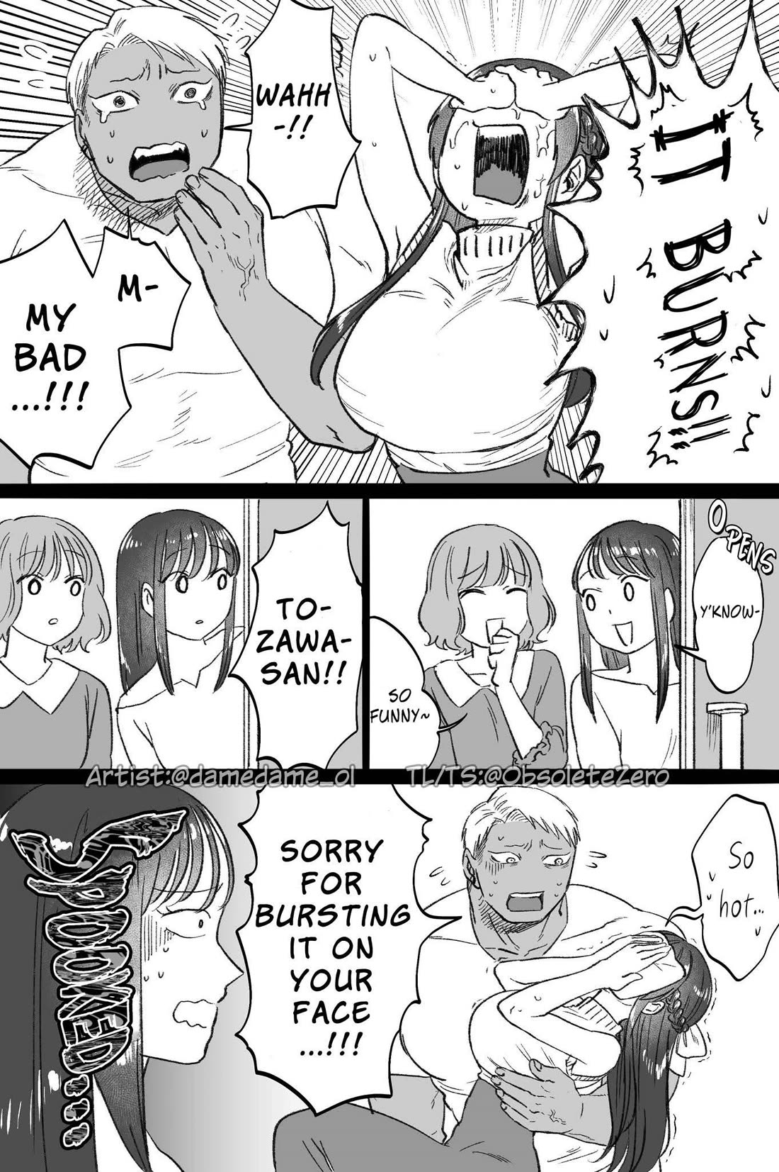 Bear and Bunny Cannot Be Friends Chapter 90 page 3 - Chapter 90: Watch Out for Pop-Outs / 1 Year Anniversary