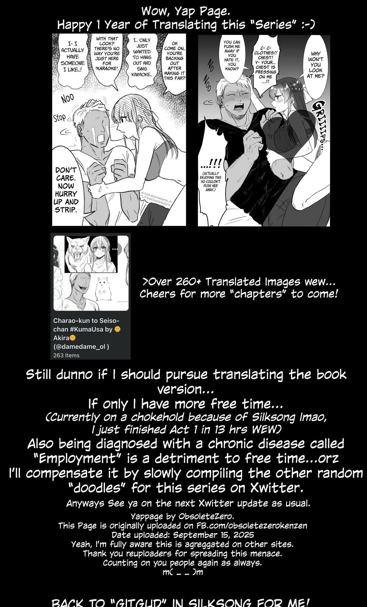 Bear and Bunny Cannot Be Friends Chapter 90 page 5 - Chapter 90: Watch Out for Pop-Outs / 1 Year Anniversary