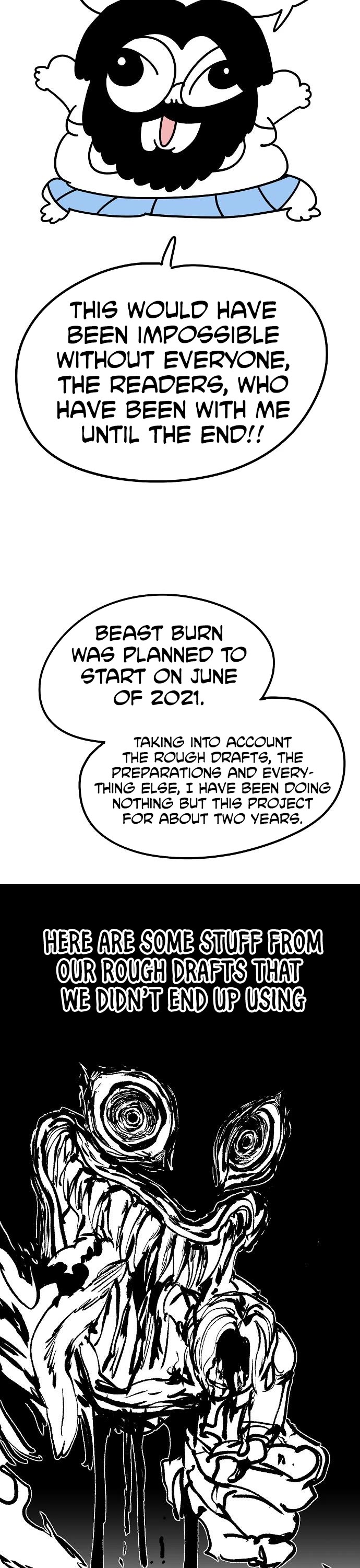 Beast Burn Chapter 71 page 2 - Chapter 71: Afterword [END]