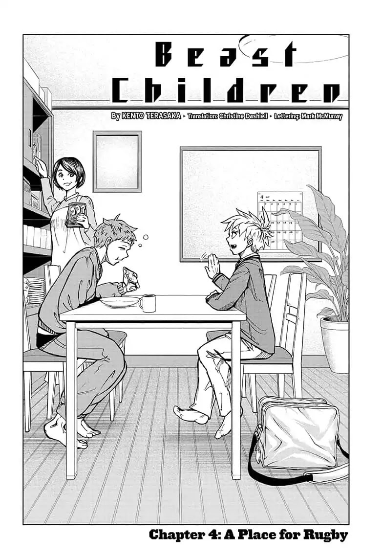 Beast Children Chapter 4 page 2 - Chapter 4: A Place for Rugby