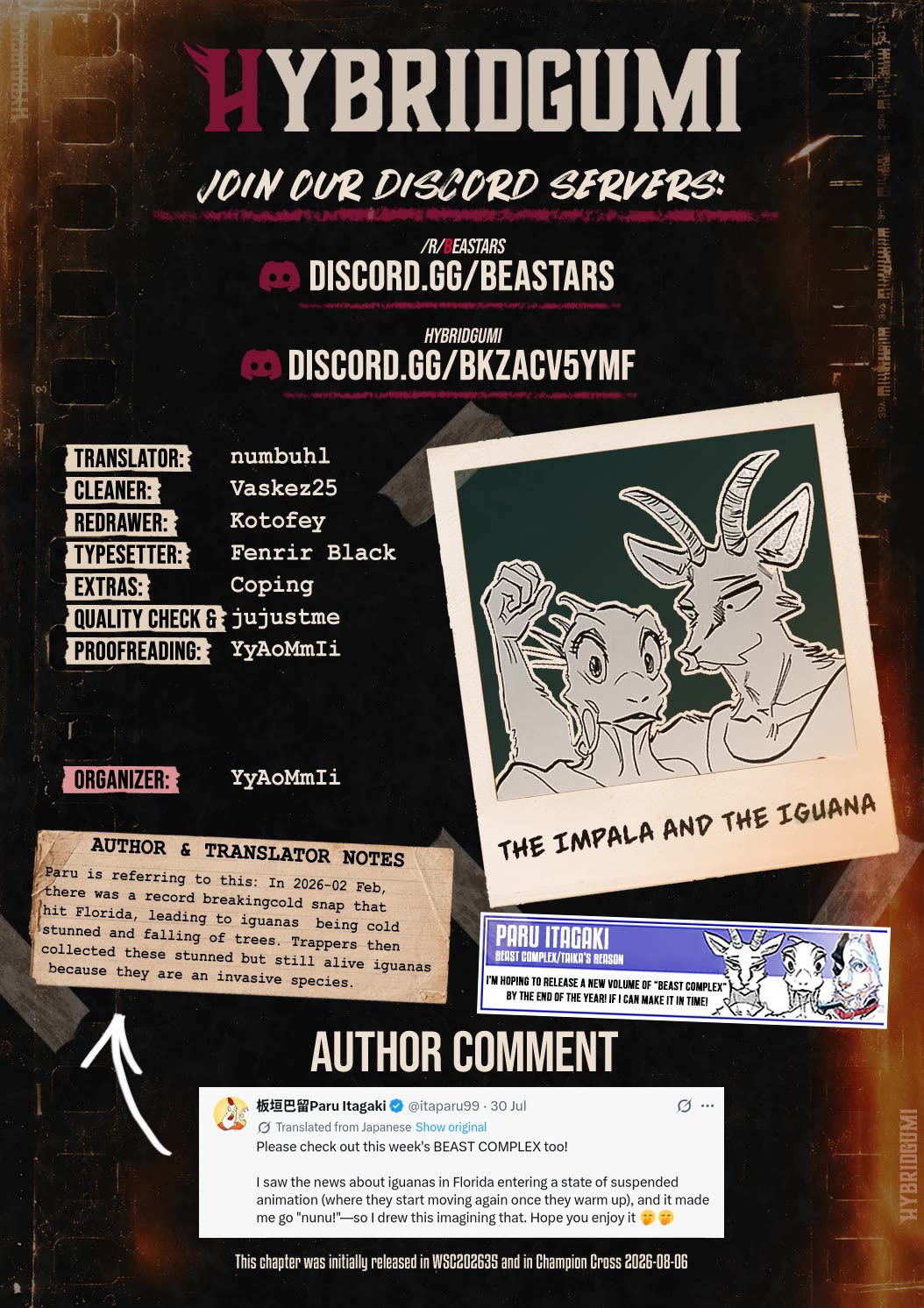 Beast Complex Chapter 27 page 26 - Chapter 27: The Impala and the Iguana