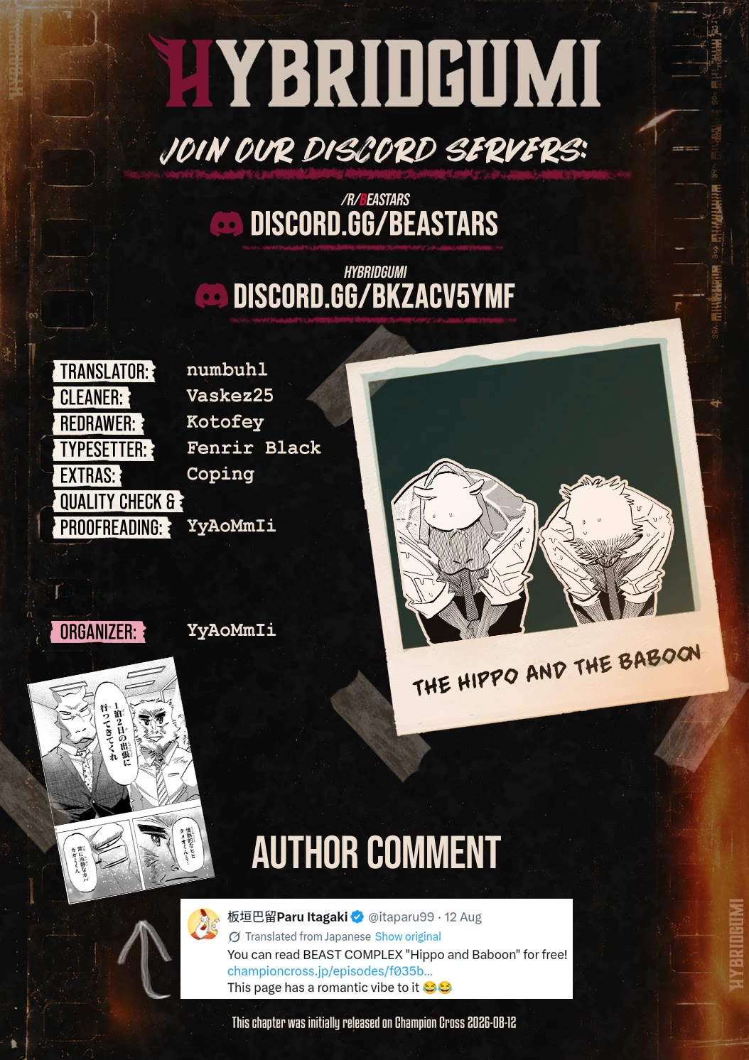 Beast Complex Chapter 28 page 24 - Chapter 28: The Hippo and the Baboon