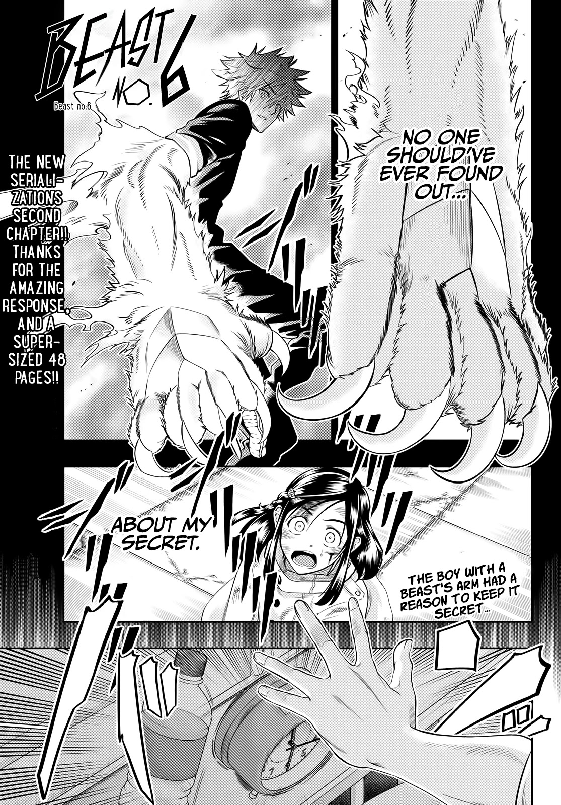 Beast No. 6 Chapter 2 page 2 - Chapter 2: With A Sunset Like the Rising Sun