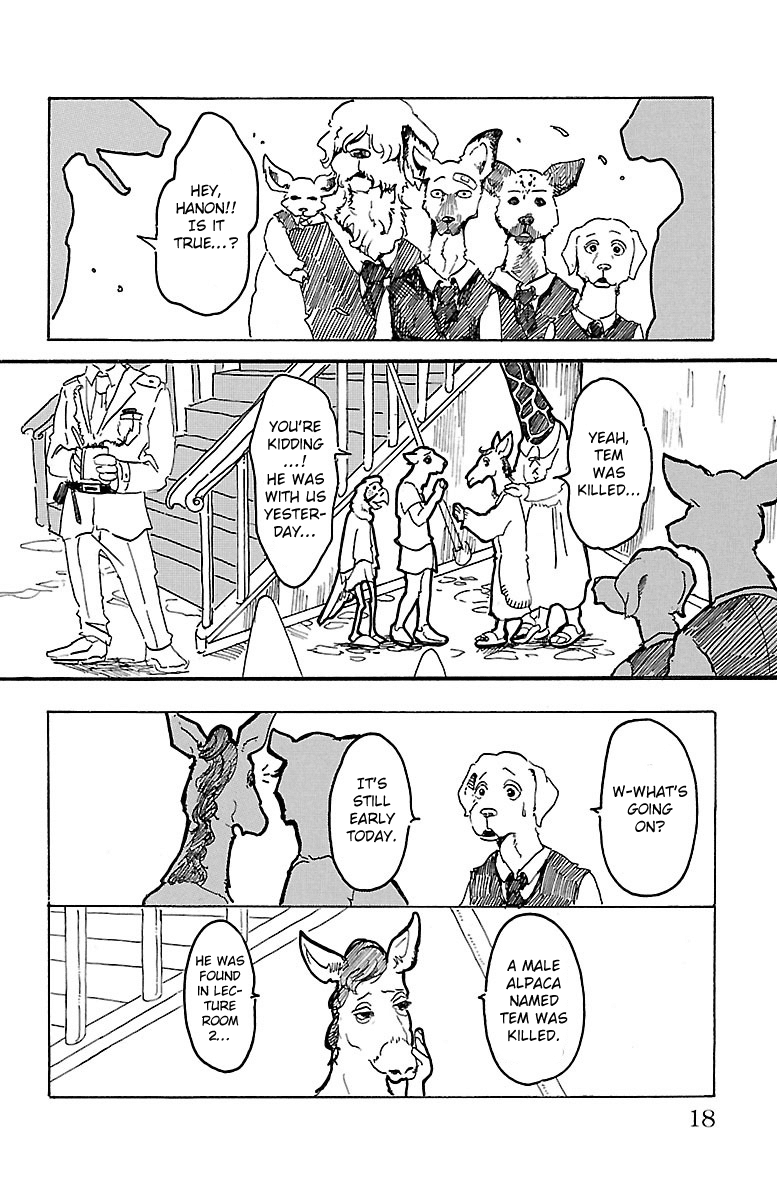 Beastars Chapter 1 page 15 - Chapter 1: It's a Full Moon, So I'll Come and Say Hi