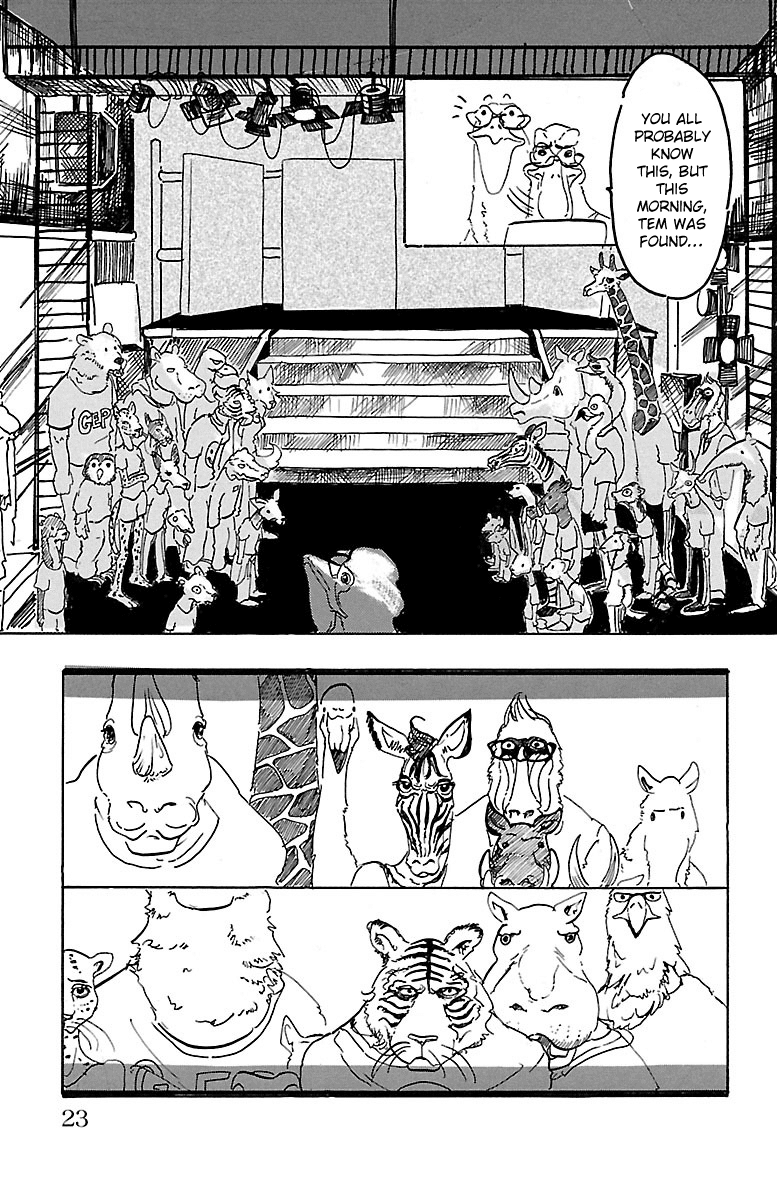 Beastars Chapter 1 page 20 - Chapter 1: It's a Full Moon, So I'll Come and Say Hi