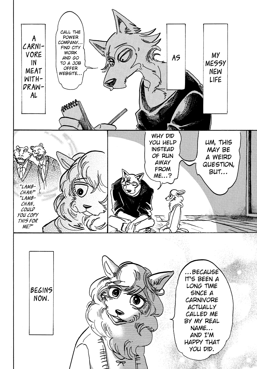 Beastars Chapter 101 page 19 - Chapter 101: Condition for Living: Raising a Stray Dog