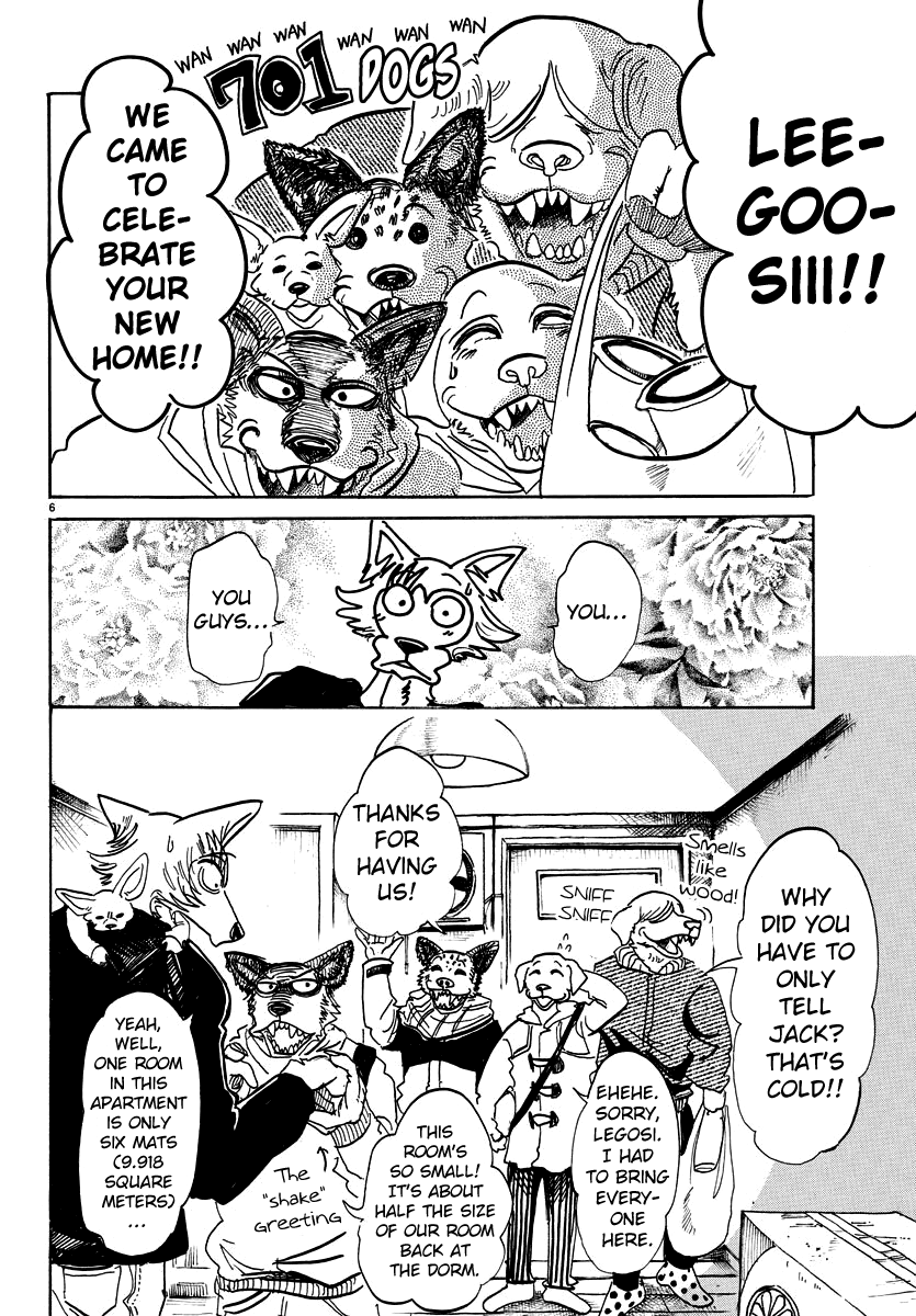 Beastars Chapter 101 page 6 - Chapter 101: Condition for Living: Raising a Stray Dog