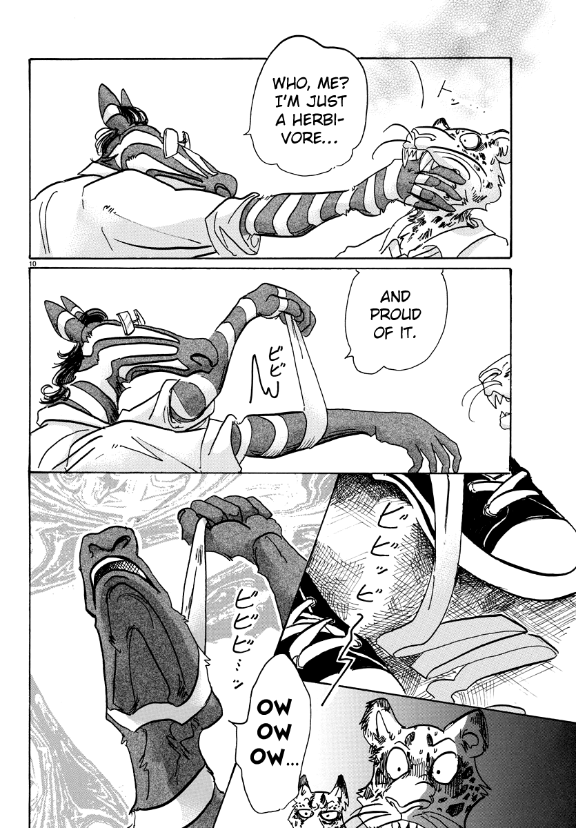 Beastars Chapter 102 page 10 - Chapter 102: Was It Fire That Made His Body Black?