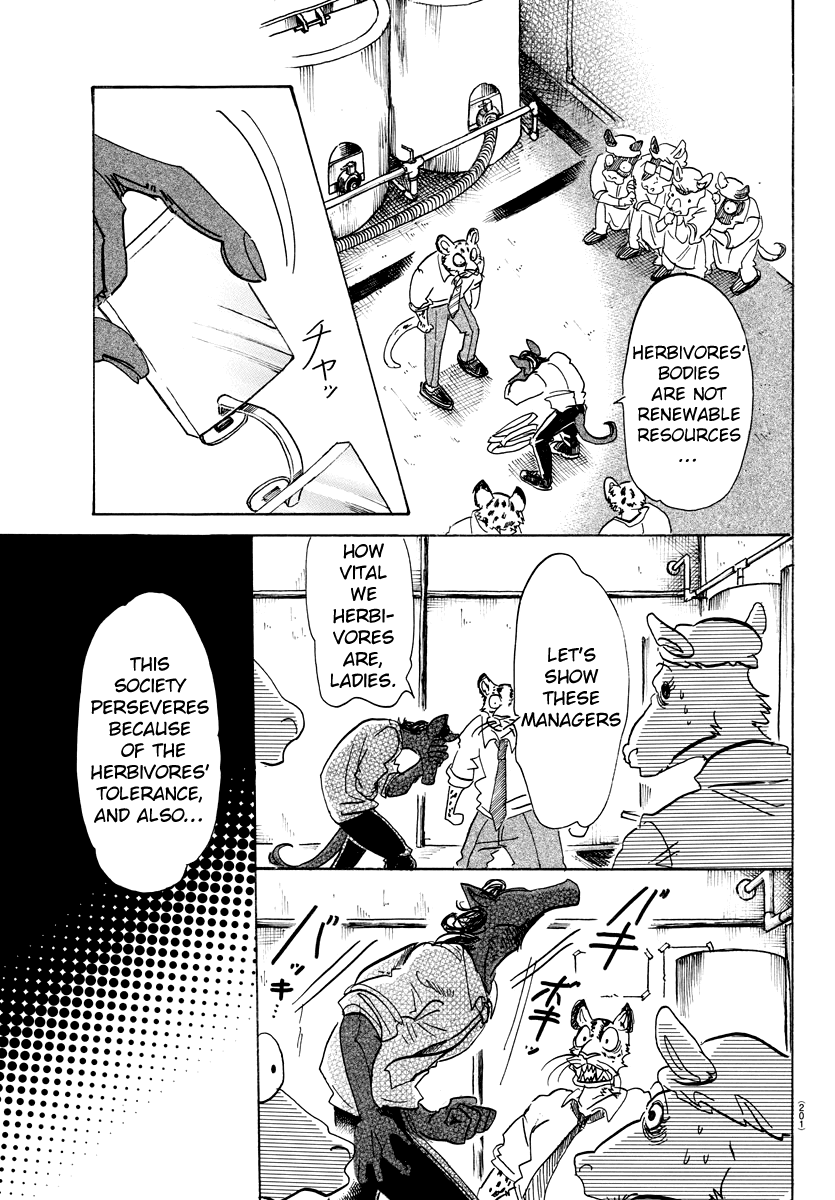 Beastars Chapter 102 page 11 - Chapter 102: Was It Fire That Made His Body Black?