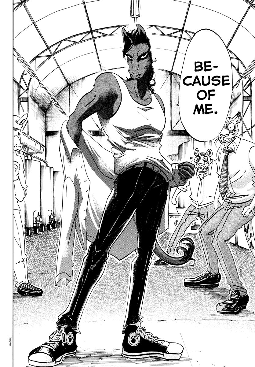 Beastars Chapter 102 page 12 - Chapter 102: Was It Fire That Made His Body Black?