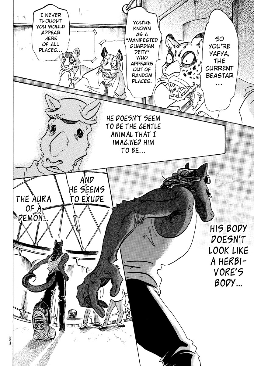 Beastars Chapter 102 page 14 - Chapter 102: Was It Fire That Made His Body Black?