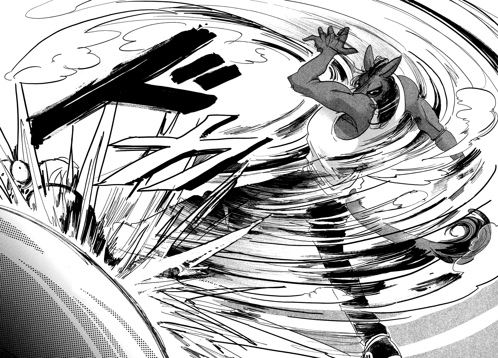 Beastars Chapter 102 page 16 - Chapter 102: Was It Fire That Made His Body Black?