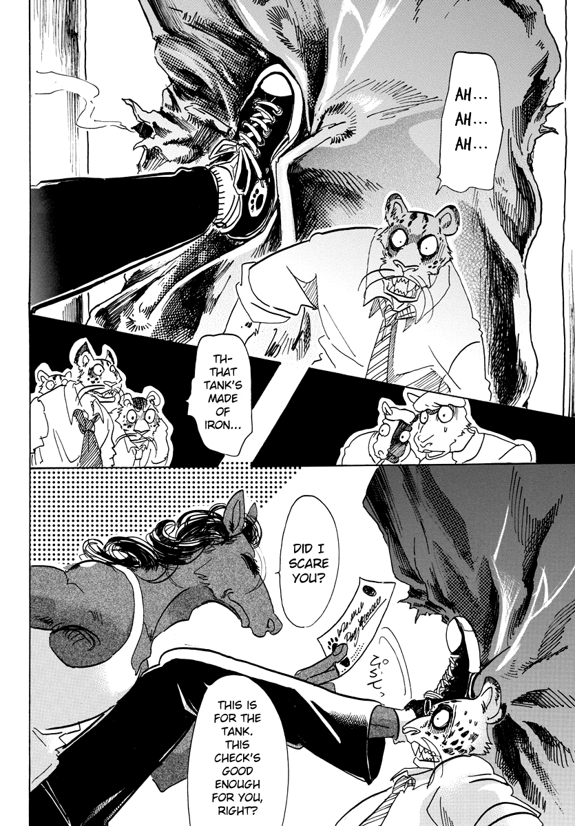 Beastars Chapter 102 page 17 - Chapter 102: Was It Fire That Made His Body Black?