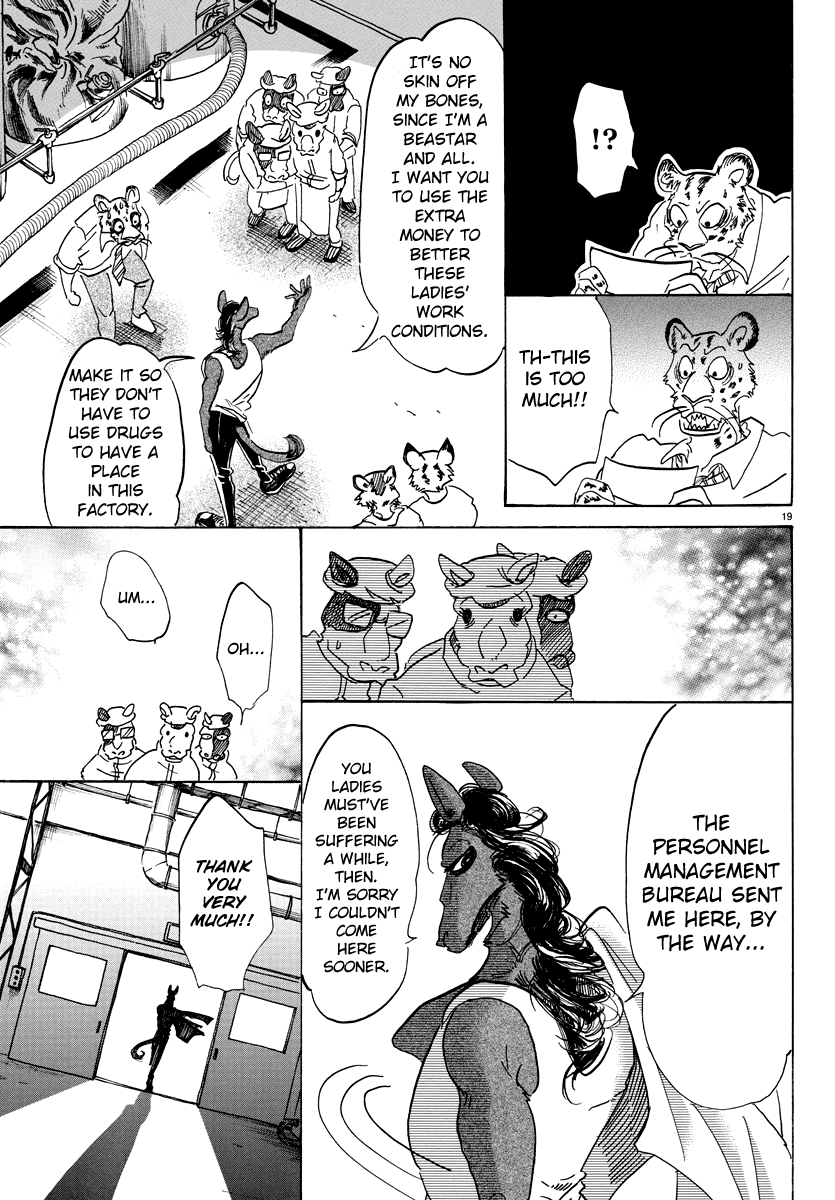 Beastars Chapter 102 page 18 - Chapter 102: Was It Fire That Made His Body Black?