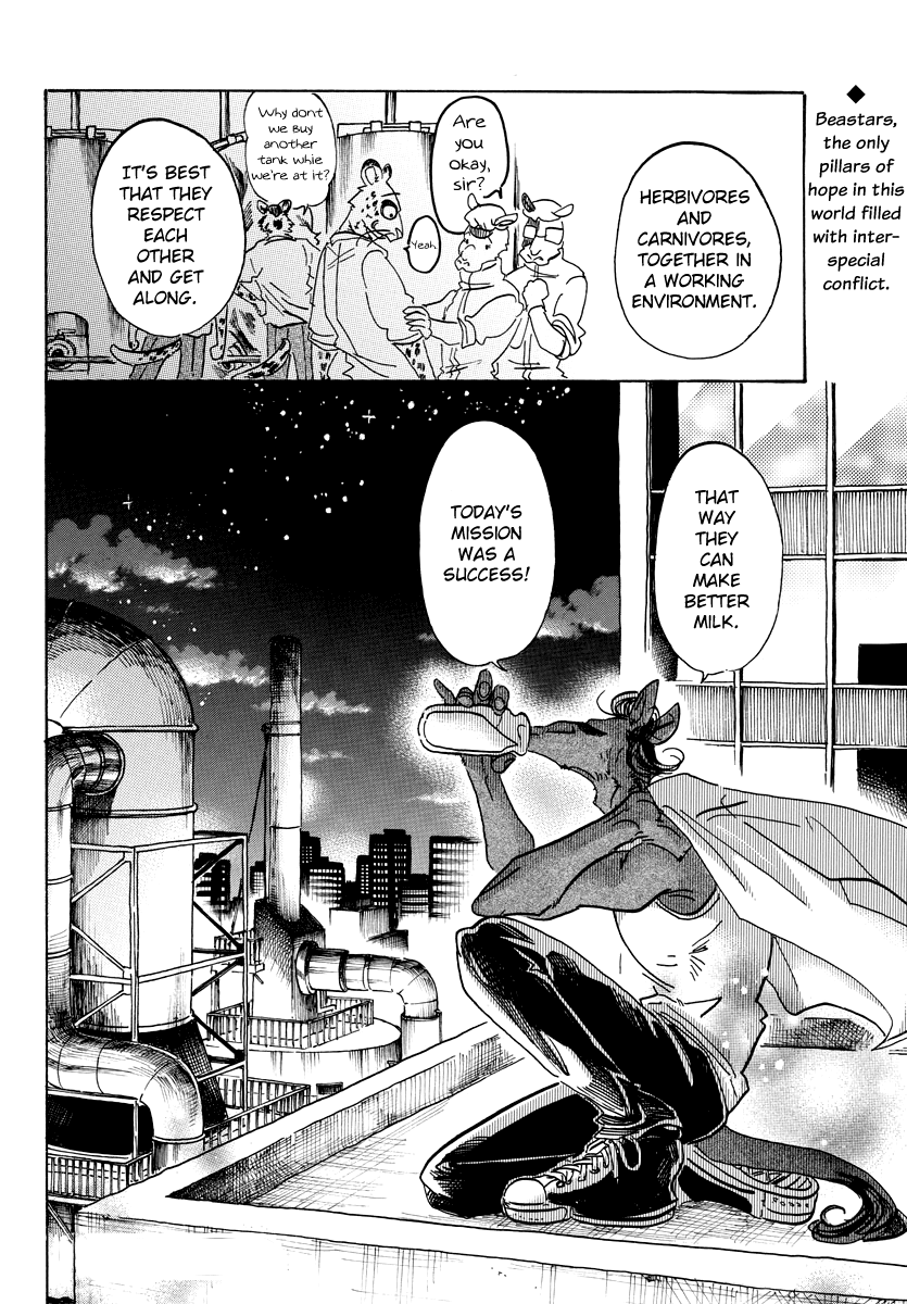 Beastars Chapter 102 page 19 - Chapter 102: Was It Fire That Made His Body Black?