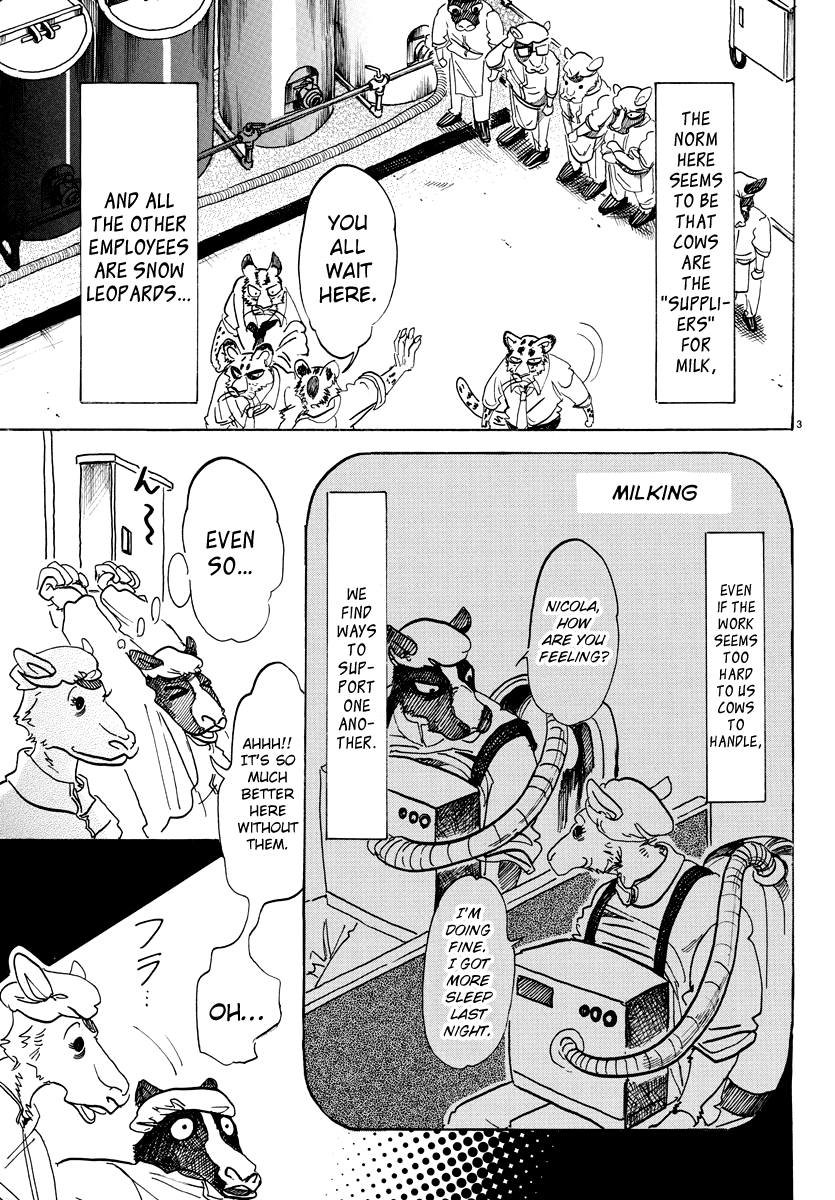 Beastars Chapter 102 page 3 - Chapter 102: Was It Fire That Made His Body Black?