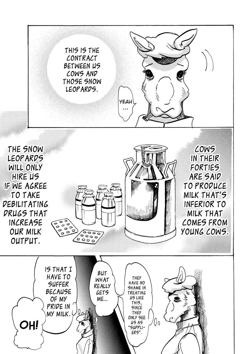 Beastars Chapter 102 page 5 - Chapter 102: Was It Fire That Made His Body Black?