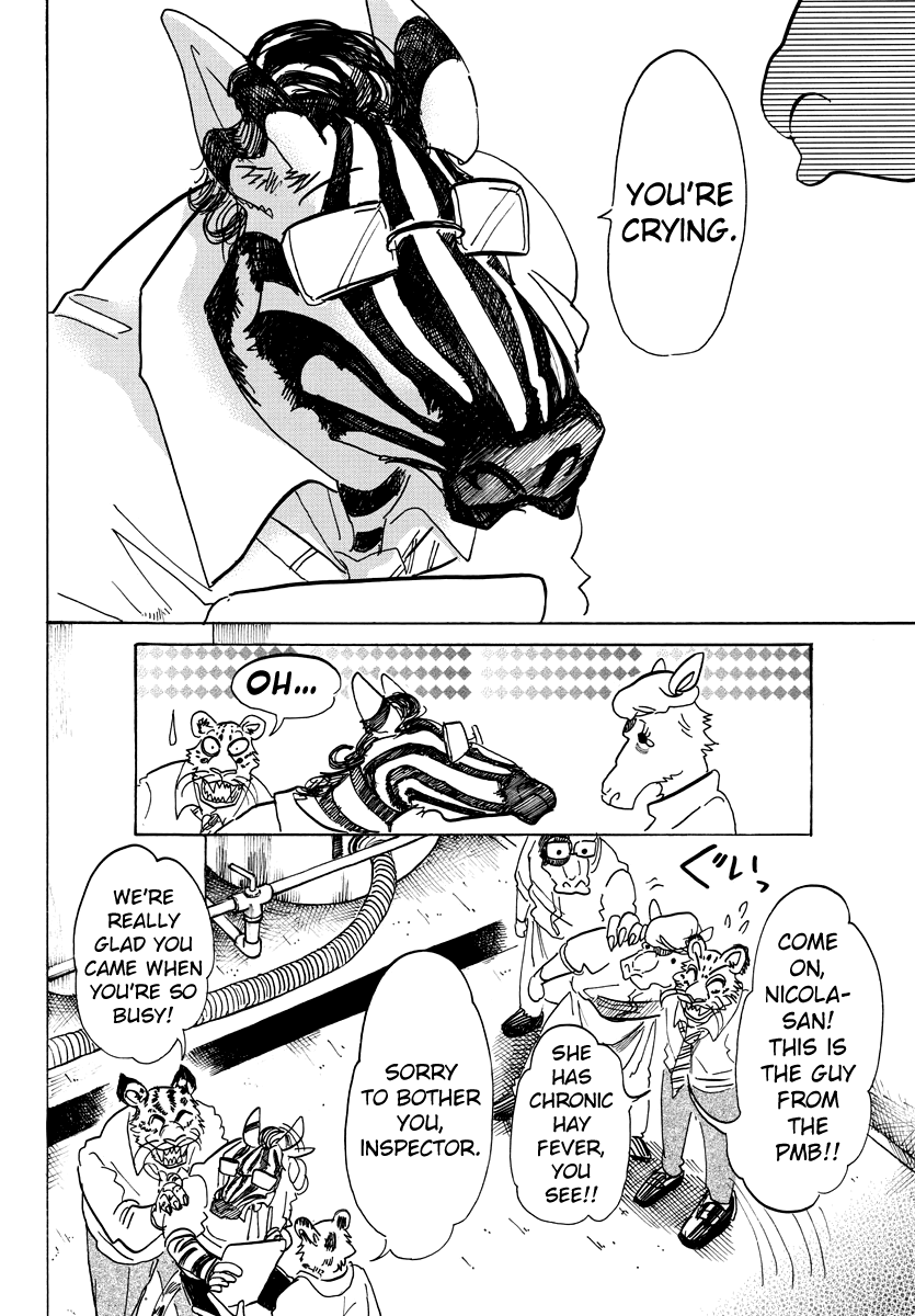 Beastars Chapter 102 page 6 - Chapter 102: Was It Fire That Made His Body Black?