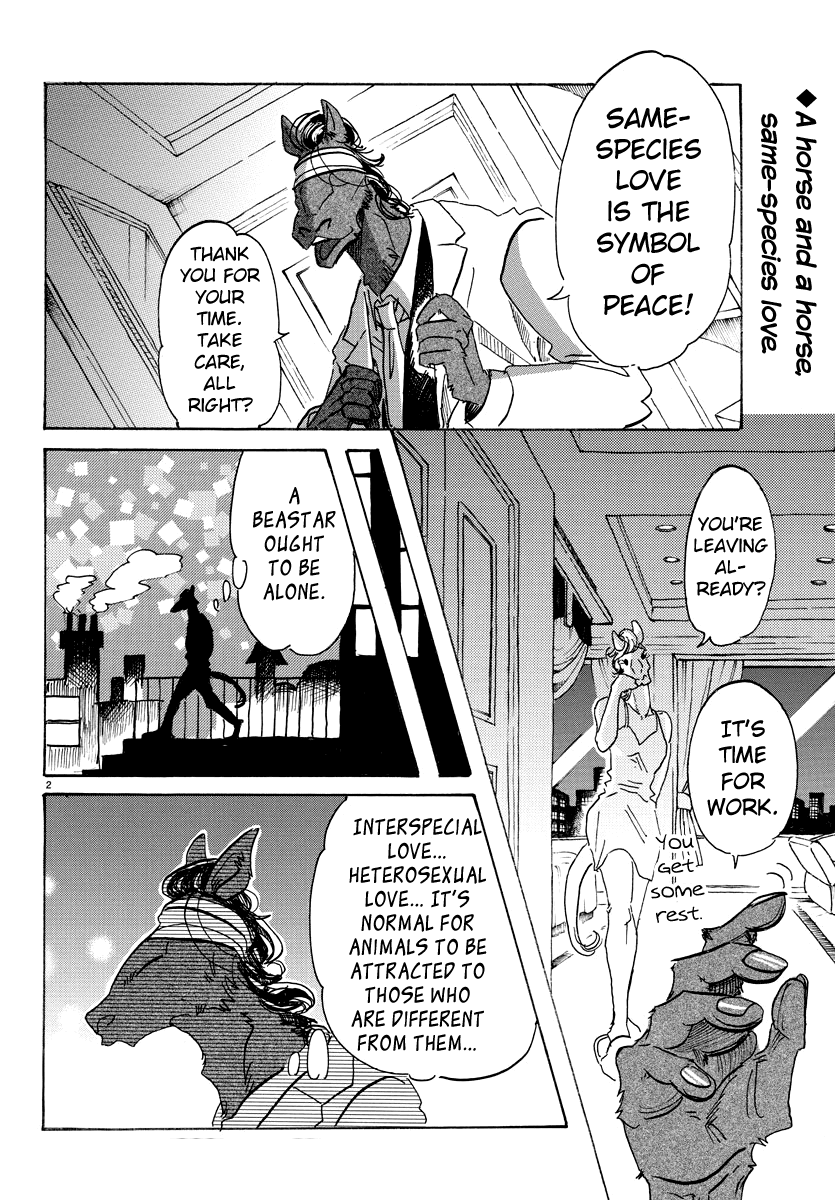 Beastars Chapter 103 page 2 - Chapter 103: Seeds Scatter Like Rain