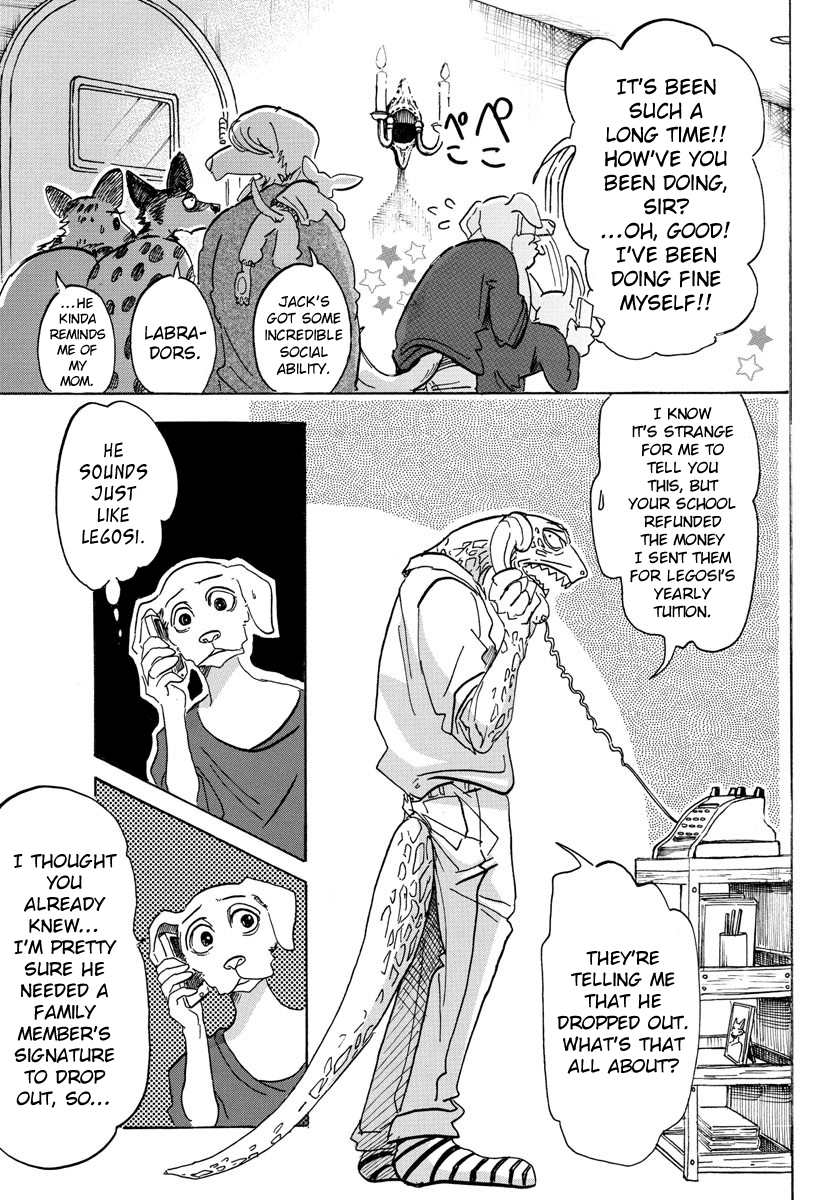 Beastars Chapter 104 page 3 - Chapter 104: A Lethal Dose of Love, Marmalade Flavored