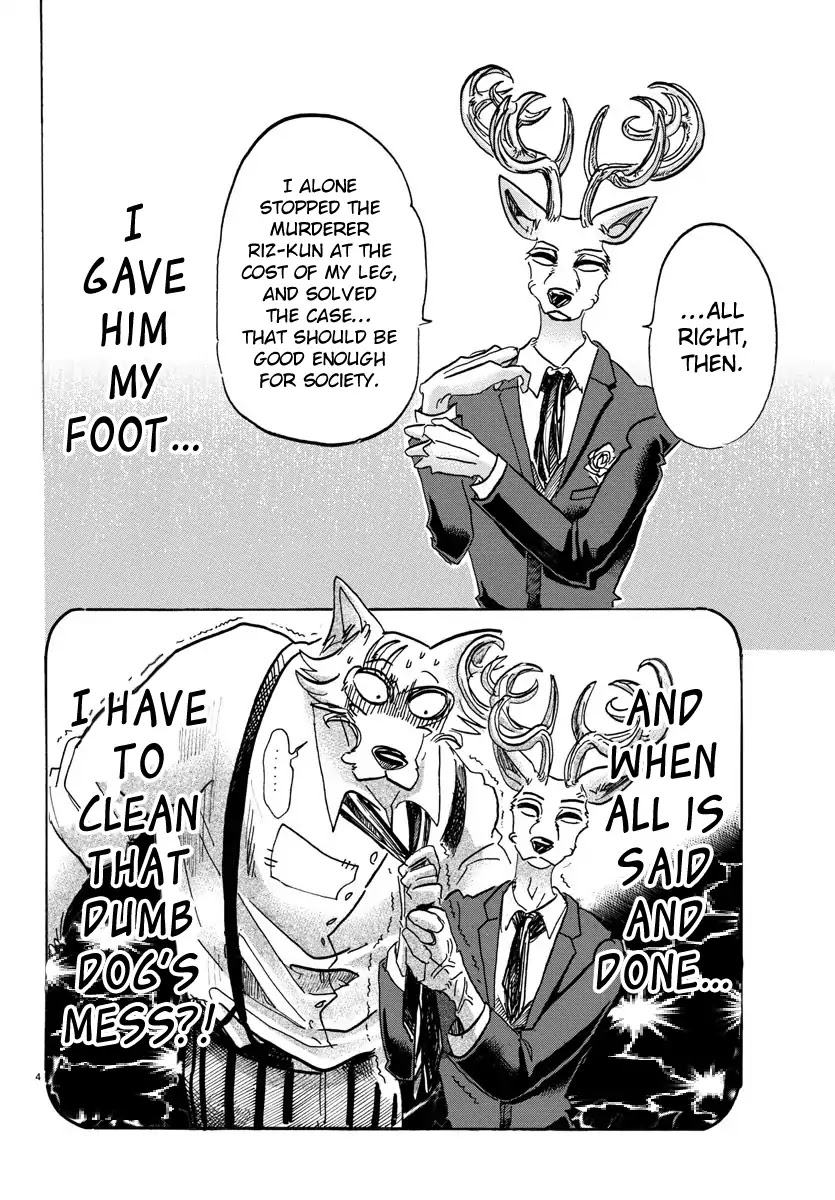 Beastars Chapter 105 page 4 - Chapter 105: Born to be Eaten