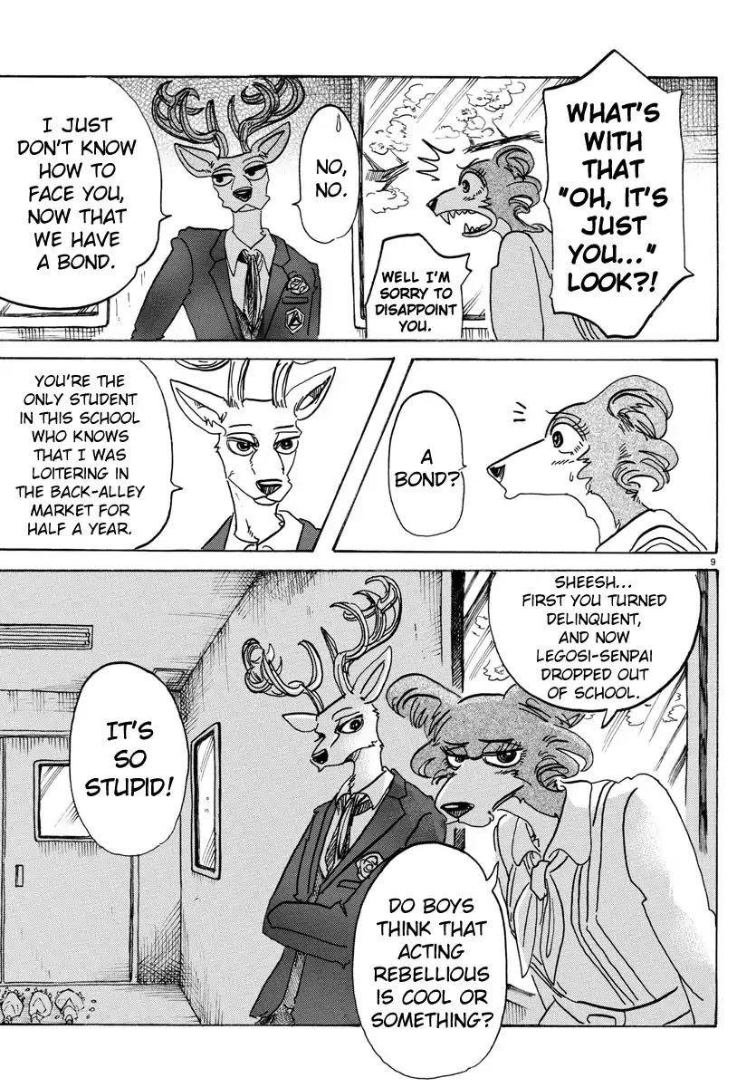 Beastars Chapter 105 page 9 - Chapter 105: Born to be Eaten