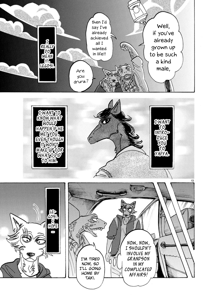 Beastars Chapter 107 page 12 - Chapter 107: Inherited Sanpaku Eyes that Determine the Fate of Love