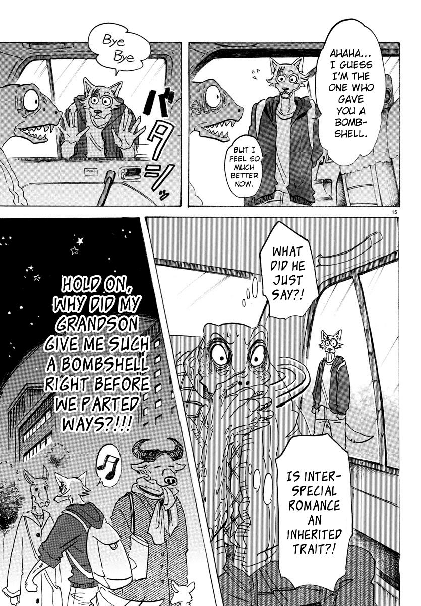 Beastars Chapter 107 page 14 - Chapter 107: Inherited Sanpaku Eyes that Determine the Fate of Love