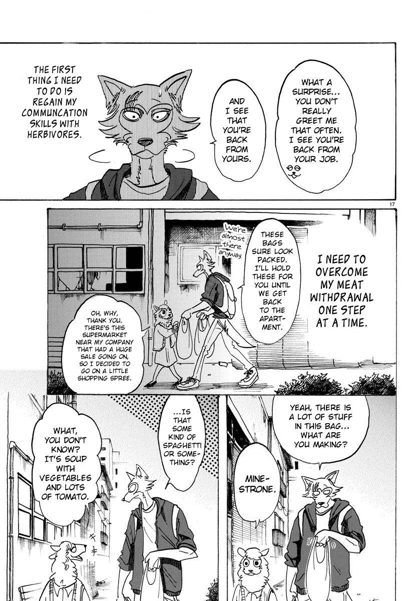 Beastars Chapter 107 page 16 - Chapter 107: Inherited Sanpaku Eyes that Determine the Fate of Love