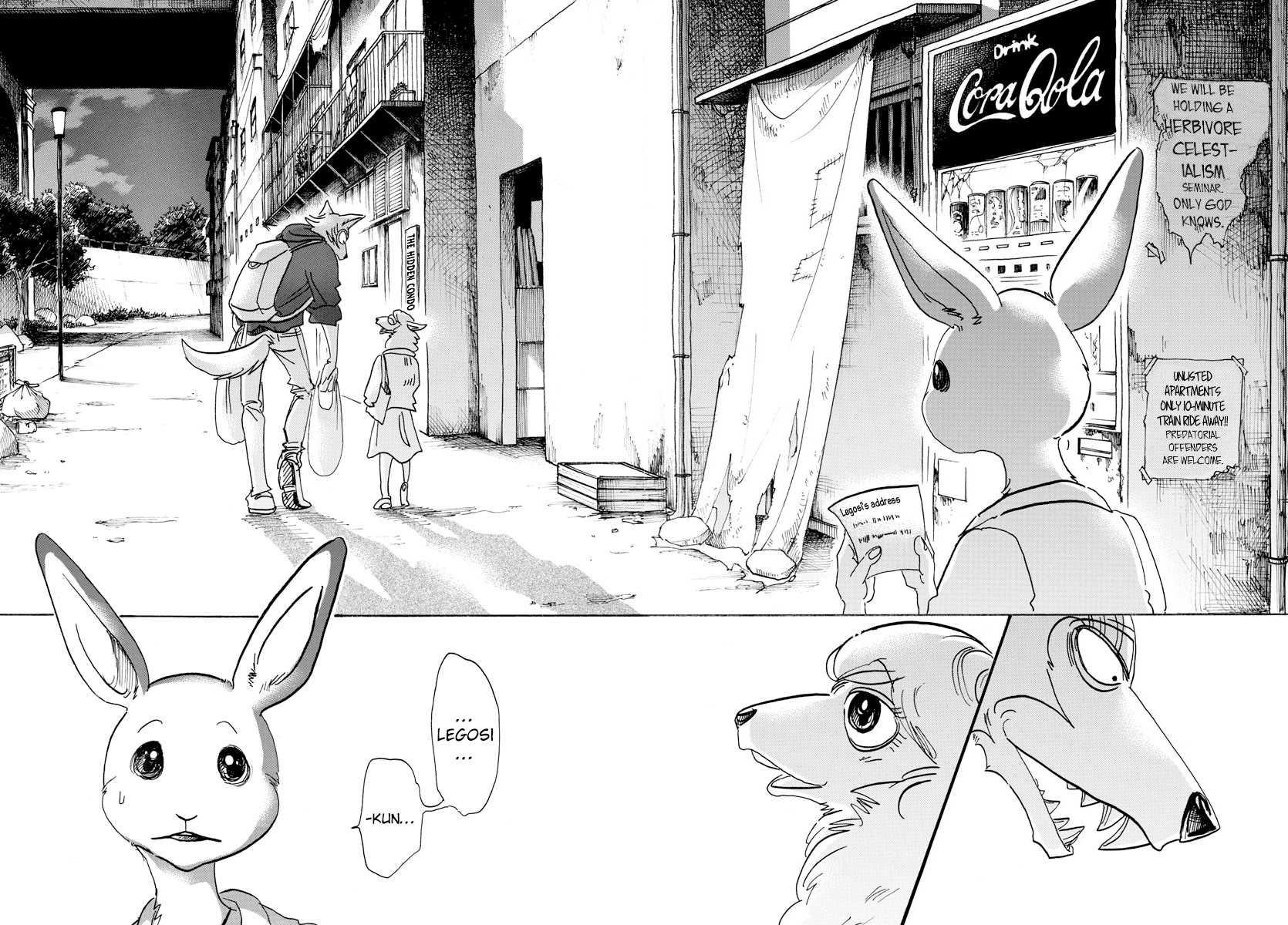 Beastars Chapter 107 page 17 - Chapter 107: Inherited Sanpaku Eyes that Determine the Fate of Love
