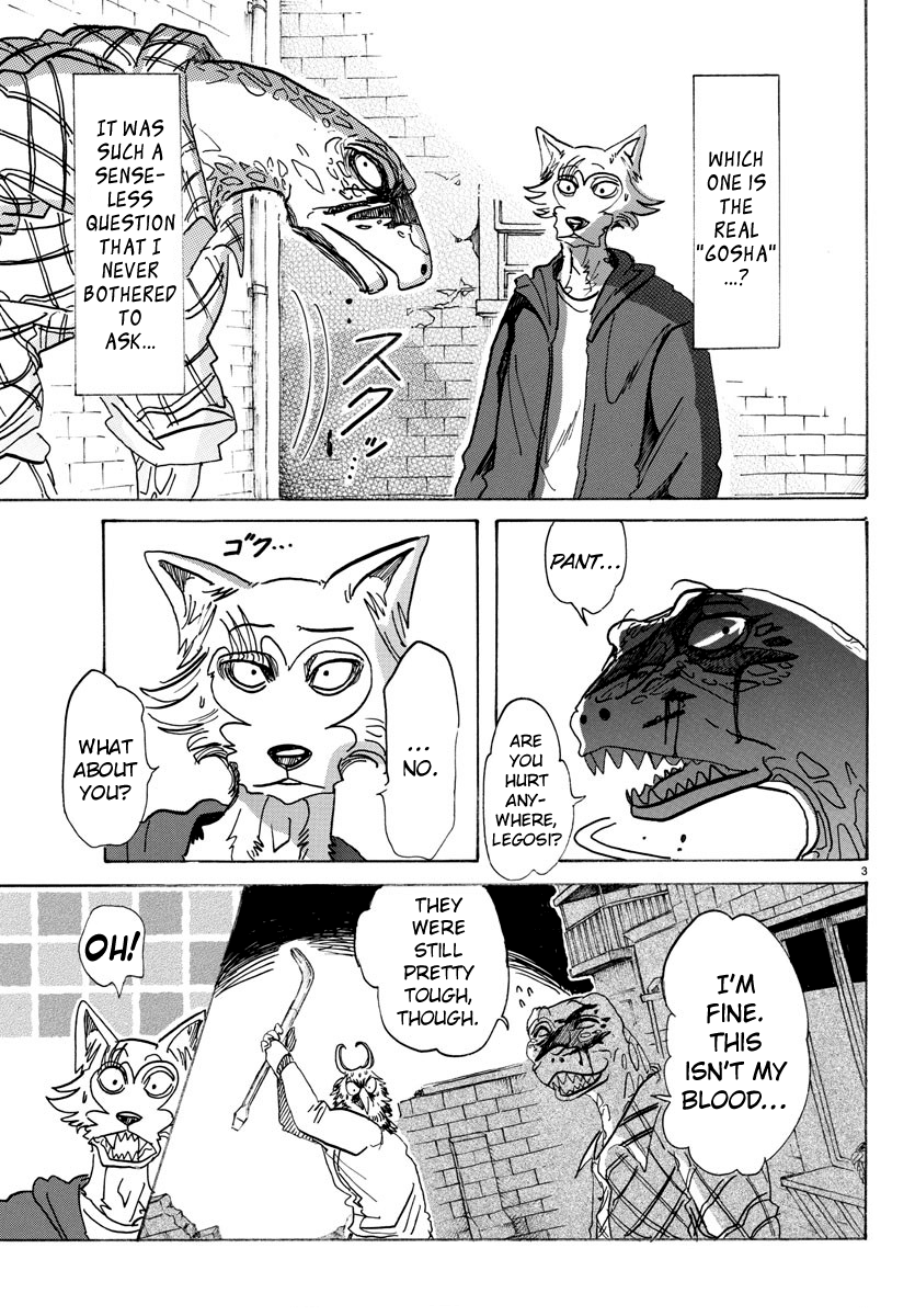 Beastars Chapter 107 page 3 - Chapter 107: Inherited Sanpaku Eyes that Determine the Fate of Love