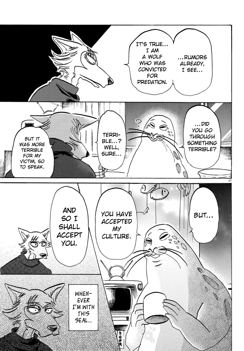 Beastars Chapter 109 page 17 - Chapter 109: An Oxygen-Depriving Date with a Merman