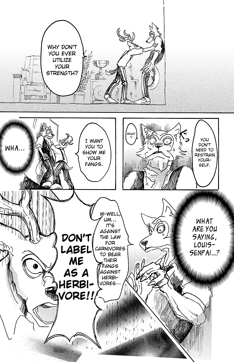 Beastars Chapter 11 page 14 - Chapter 11: Like Glass on Your Gums