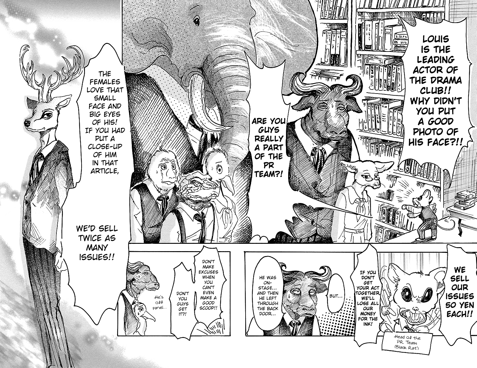 Beastars Chapter 11 page 2 - Chapter 11: Like Glass on Your Gums