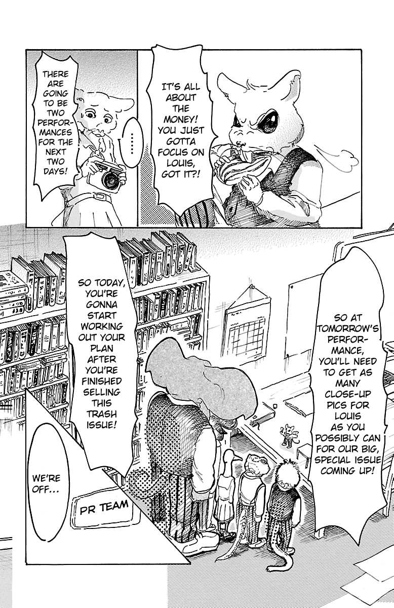 Beastars Chapter 11 page 3 - Chapter 11: Like Glass on Your Gums