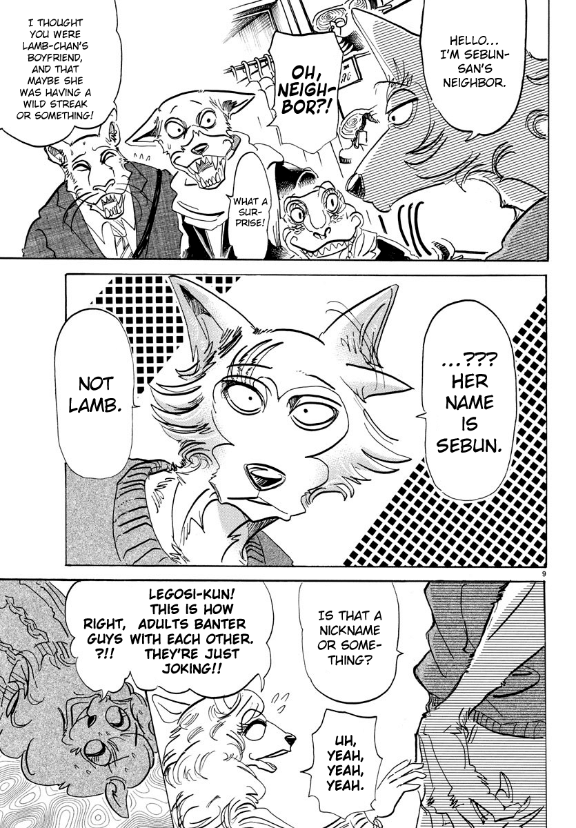 Beastars Chapter 110 page 10 - Chapter 110: I Don't Know What Beer Tastes Like