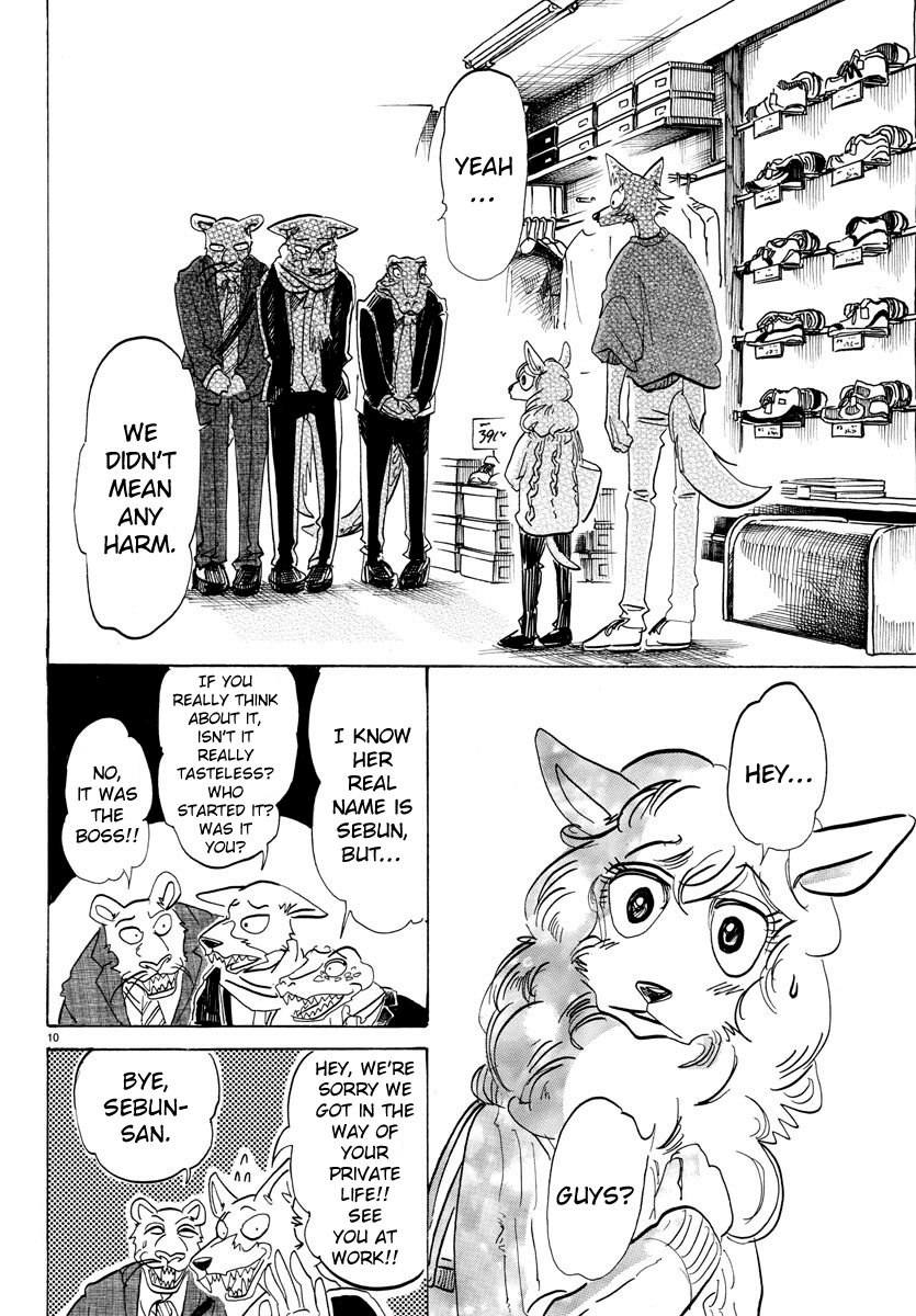Beastars Chapter 110 page 11 - Chapter 110: I Don't Know What Beer Tastes Like