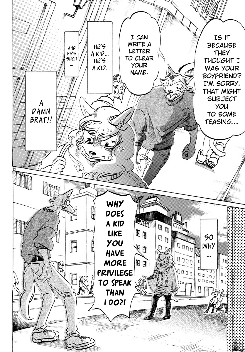 Beastars Chapter 110 page 15 - Chapter 110: I Don't Know What Beer Tastes Like