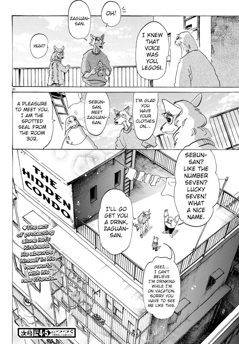 Beastars Chapter 110 page 21 - Chapter 110: I Don't Know What Beer Tastes Like